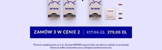 WIMIN Suplementy diety Zamów 3 w cenie 2 279,00 zł